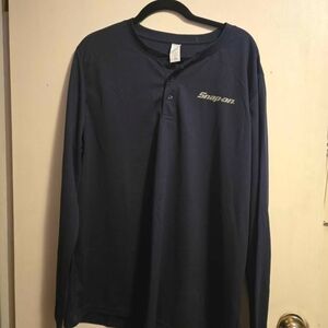 Snap-on Men's Navy Long Sleeve Shirt
